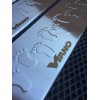 Накладки на внутрішні пороги Carmos (нерж) 3 шт, Carmos - Турецька сталь для Mercedes Viano 2004-2015 - 52815-11