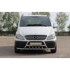 Mercedes Viano 2004-2015 Кенгурятник WT004-Plus з вусами (нерж.) - 53455-11