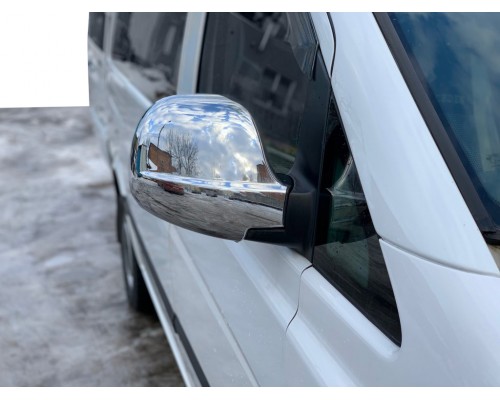 Накладки на дзеркала VITO 2004-2010 (2 шт.) Хромований пластик для Mercedes Viano 2004-2015 - 49515-11