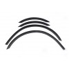 Накладки на арки (4 шт, чорні) для Mercedes Viano 2004-2015 - 55815-11