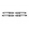 Накладки на ручки (нерж) 4 шт, Carmos - Турецкая сталь для Mercedes Viano 2004-2015 - 49516-11