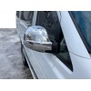 Накладки на зеркала VITO 2004-2010 (2 шт) OmsaLine - Итальянская нержавейка для Mercedes Viano 2004-2015 - 49387-11
