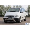 Кенгурятник WT01 (нерж.) для Mercedes Viano 2004-2015