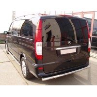 Задня дуга AK002 (нерж.) для Mercedes Viano 2004-2015