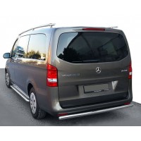 Задній захист AK002 (нерж.) для Mercedes Vito / V W447 2014+