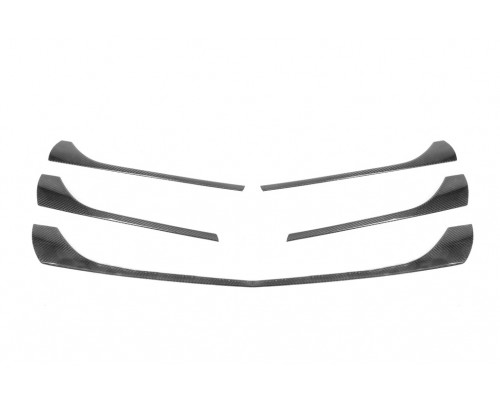 Накладки на решетку (6 шт, карбон) для Mercedes Vito / V W447 2014+