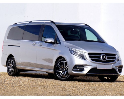 Боковые пороги AMG (ExtraLong, 2 сдвижных дверцы) ExtraLong 2 сдвижных дверцы для Mercedes Vito/V-class W447 2014- гг