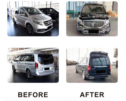 Комплект обвеса (Maybach Type-GLS, с капотом) для Mercedes Vito/V-class W447 2014- гг