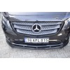 Накладка на передний бампер ЛИП (черная) для Mercedes Vito / V W447 2014+ - 63483-11