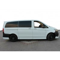Бічні пороги (під фарбування) Коротка/Середня бази для Mercedes Vito / V W447 2014+