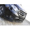 Накладка на передній бампер ЛИП (чорна) для Mercedes Vito/V W447 2014+ - 63483-11