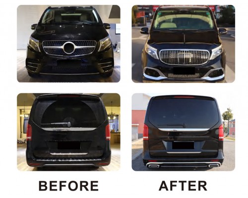 Комплект обвеса (Maybach Type-X223, с капотом) для Mercedes Vito/V-class W447 2014- гг