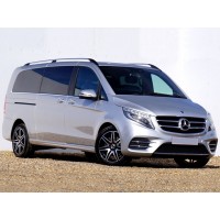 Боковые пороги AMG (ExtraLong, 2 сдвижных дверцы) ExtraLong 1 сдвижная дверка для Mercedes Vito/V-class W447 2014- гг