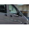 Нижние молдинги стекол (2 шт., нерж) Carmos - Турецкая сталь для Mercedes Vito / V W447 2014+ - 57016-11