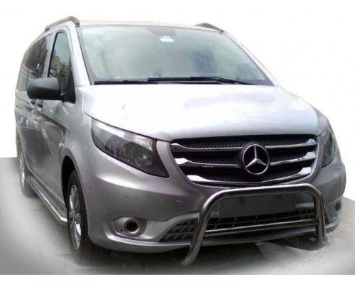 Кенгурятник WT005 (нерж.) для Mercedes Vito / V W447 2014+ - 79126-11