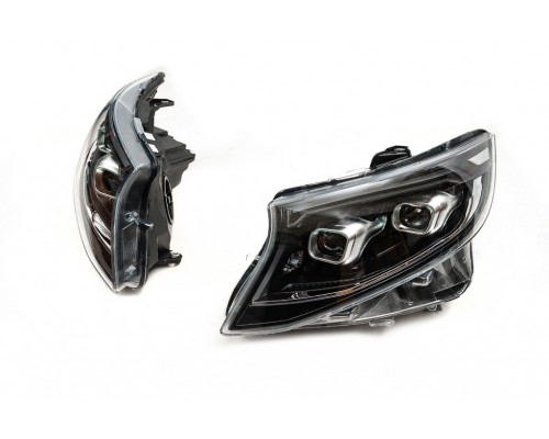 Передние фары LED (дизайн 2025, 2 шт) для Mercedes Vito/V-class W447 2014- гг