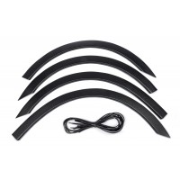 Накладки на арки (4 шт, черные) для Mercedes Vito / V W447 2014+