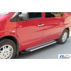 Бічні пороги Line (2 шт., Алюм.) для Mercedes Vito W638 1996-2003