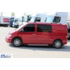 Бічні пороги Line (2 шт., Алюм.) для Mercedes Vito W638 1996-2003