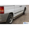 Бічні пороги Premium (2 шт., нерж.) d60 для Mercedes Vito W638 1996-2003 - 51850-11