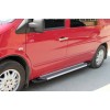 Бічні пороги Line (2 шт., Алюм.) для Mercedes Vito W638 1996-2003