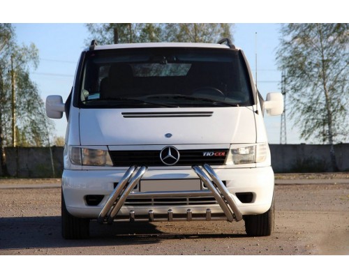 Кенгурятник WT01 (нерж.) для Mercedes Vito W638 1996-2003