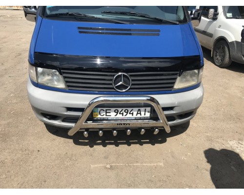 Кенгурятник WT003/4 (нерж.) без напису, 51мм для Mercedes Vito W638 1996-2003