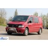 Кенгурятник з вусами WT002 Plus (нерж.) для Mercedes Vito W638 1996-2003