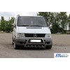 Кенгурятник WT003/4 (нерж.) без напису, 51мм для Mercedes Vito W638 1996-2003
