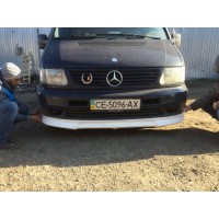 Нижняя накладка на бампер Brabos Style (под покраску) для Mercedes Vito W638 1996-2003