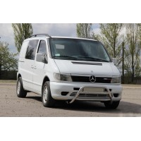 Кенгурятник WT022 (нерж.) для Mercedes Vito W638 1996-2003