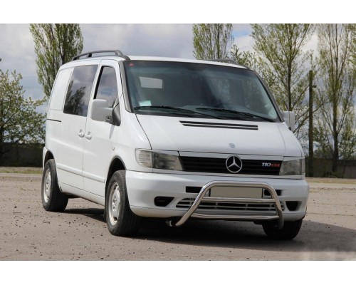 Кенгурятник WT022 (нерж.) для Mercedes Vito W638 1996-2003
