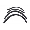 Накладки на арки (4 шт, черные) Черная нержавейка для Mercedes Vito W638 1996-2003 - 64082-11
