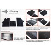 Резиновые коврики (3 шт, Stingray) для Mercedes Vito W638 1996-2003 - 52765-11