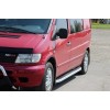 Бічні пороги Fullmond (2 шт, алюм.) для Mercedes Vito W638 1996-2003