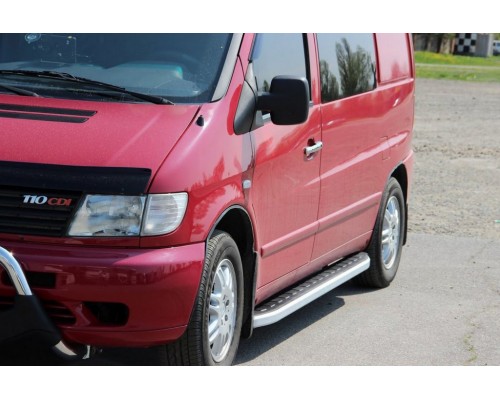 Бічні пороги Fullmond (2 шт, алюм.) для Mercedes Vito W638 1996-2003