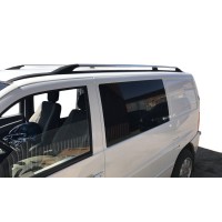 Рейлінги ХРОМ Металеві ніжки для Mercedes Vito W638 1996-2003