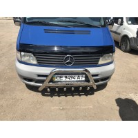 Mercedes Vito W638 1996-2003 Кенгурятник WT003/4 (нерж.) без напису, 60мм