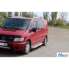 Бічні пороги X5-тип (2 шт., Алюм.) для Mercedes Vito W638 1996-2003