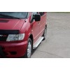 Бічні пороги X5-тип (2 шт., Алюм.) для Mercedes Vito W638 1996-2003