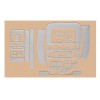 Mercedes Vito W638 1996-2003 Накладки на панель Meric (1996-1999) Титан - 52449-11