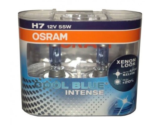 Лампа головного света Osram H7 55W Cool Blue Intense 64210CBI - 77899-11