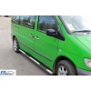 Mercedes Vito W638 1996-2003 Бічні труби (2 шт., нерж.) d60 - 74399-11