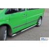 Mercedes Vito W638 1996-2003 Бічні труби (2 шт., нерж.) d60 - 74399-11