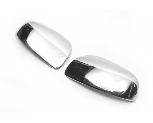 Накладки на зеркала Vito 2010-2015 (2 шт) OmsaLine - Хромированный пластик для Mercedes Vito W639 2004-2015 - 52770-11