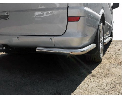 Задні куточки AK003 (2 шт, нерж) Коротка база для Mercedes Vito W639 2004-2015