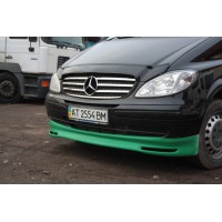Накладка на бампер BRB V1 (под покраску) 2004-2010 год для Mercedes Vito W639 2004-2015