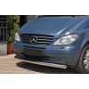 Губа нижня ST008 (нерж) 2010-2015, 51мм для Mercedes Vito W639 2004-2015
