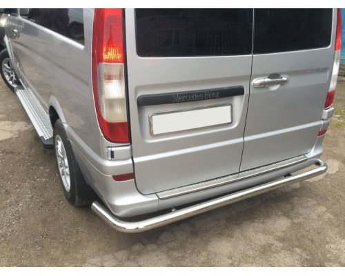 Задня дуга AK005 (нерж.) для Mercedes Vito W639 2004-2015