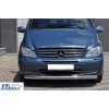 Губа нижня ST008 (нерж) 2004-2010, 70мм для Mercedes Vito W639 2004-2015 - 50412-11